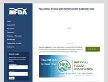 Tablet Screenshot of nfdaflood.com